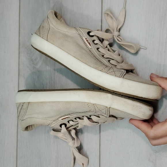 Taos Womens Star Oat Wash Canvas Loafer Slip on Sneakers shoes sz 7 - Picture 11 of 14